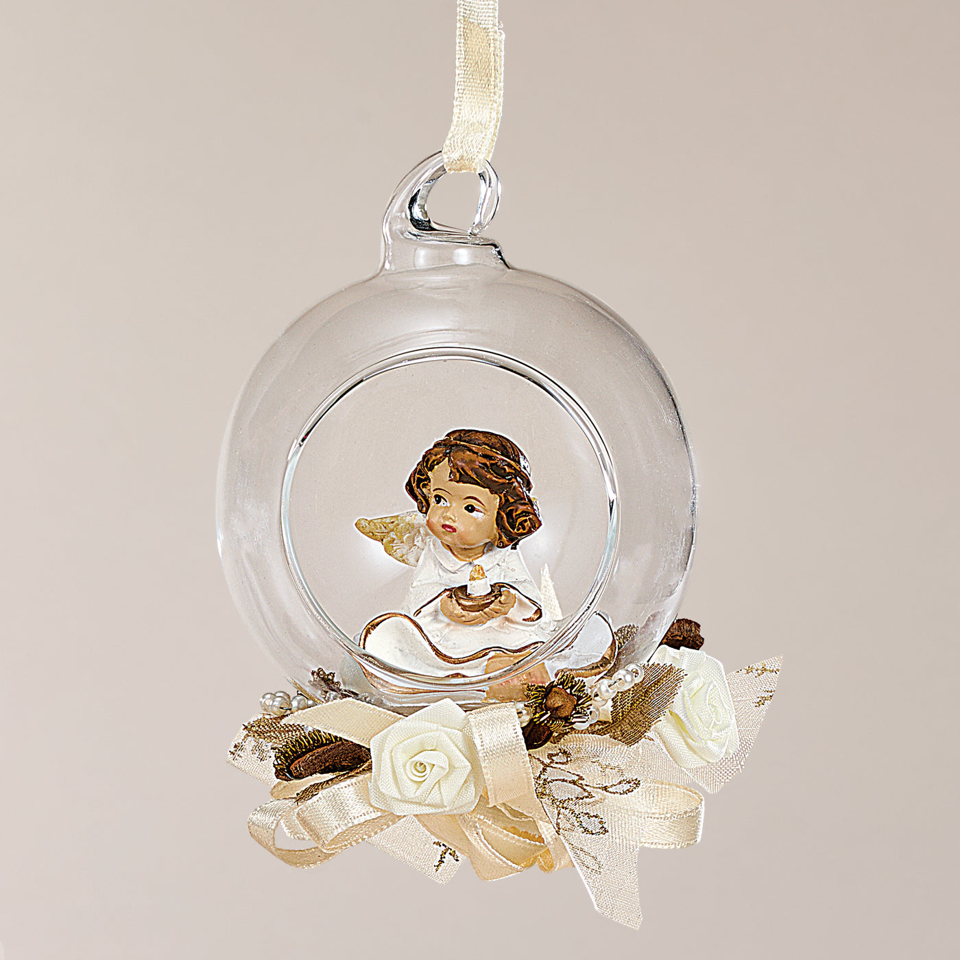 Glass Angel Ornament