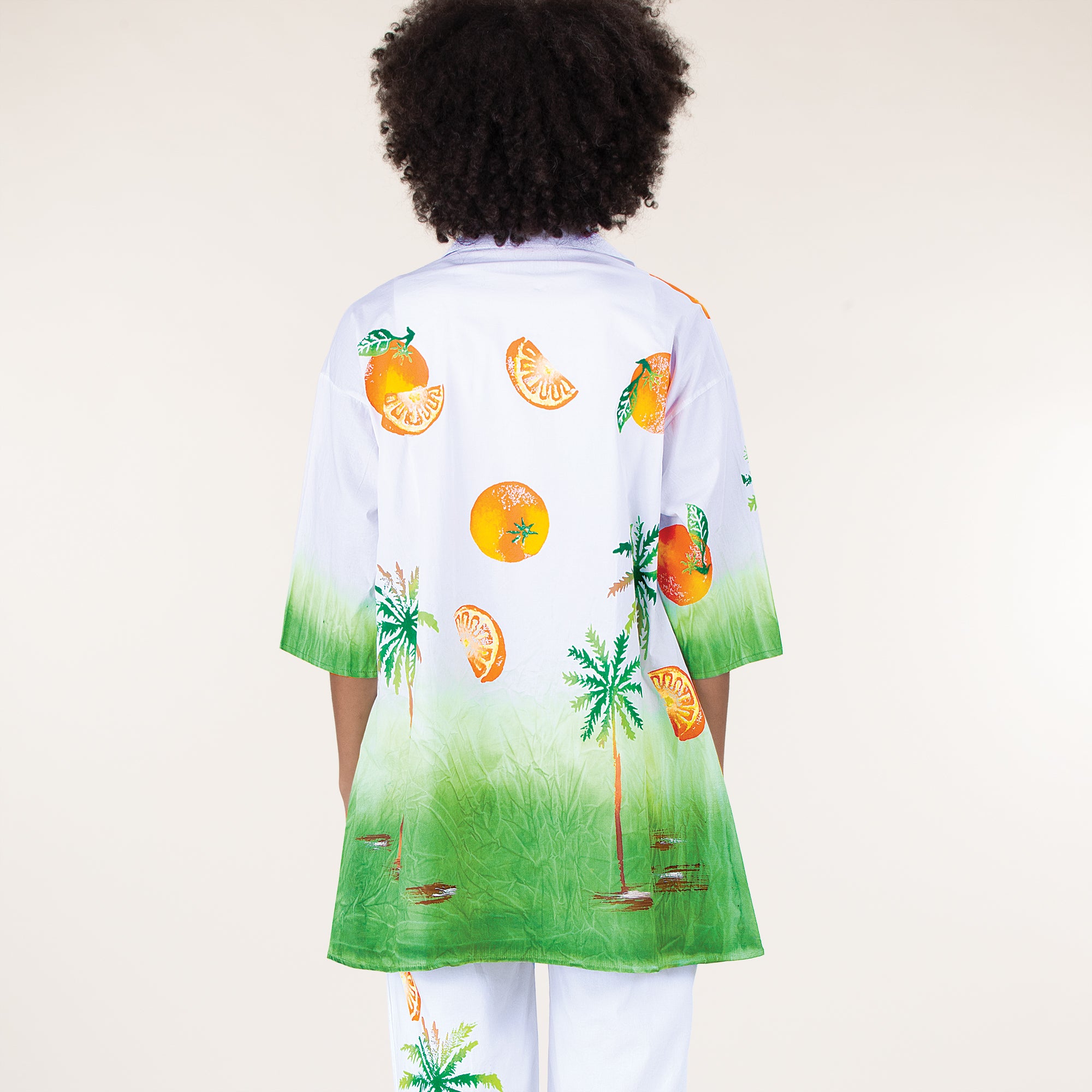 Hand-Painted Party in the Palms Blouse