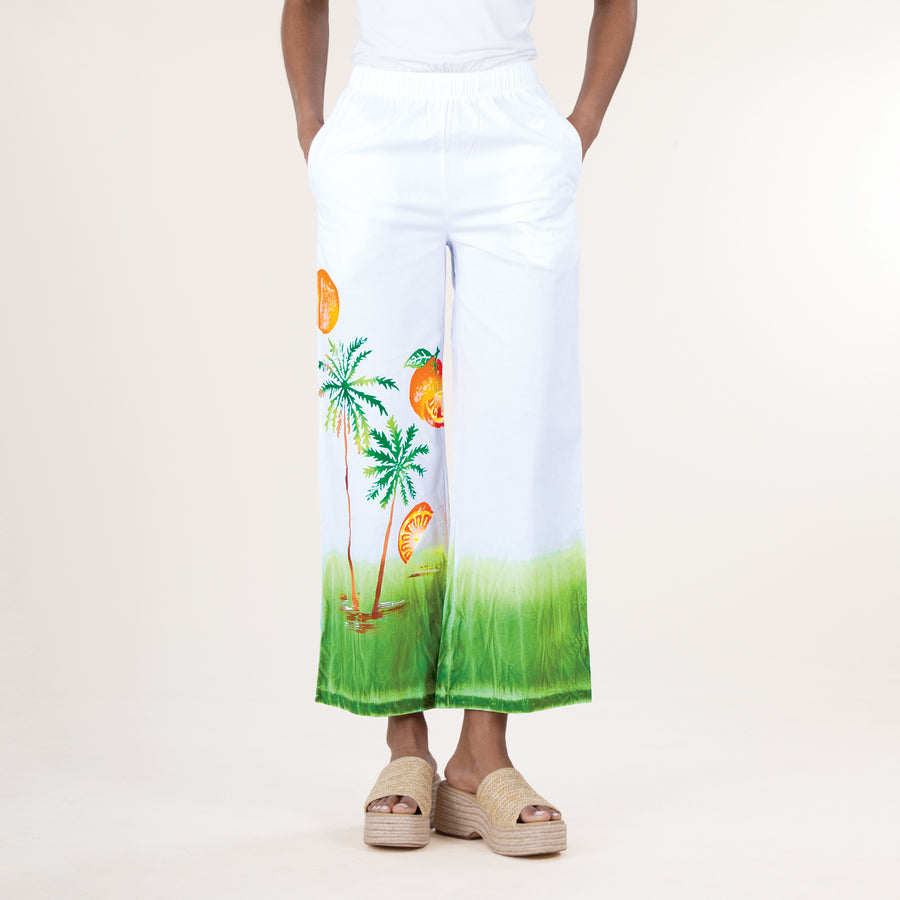 Hand-Painted Party in the Palms Pants