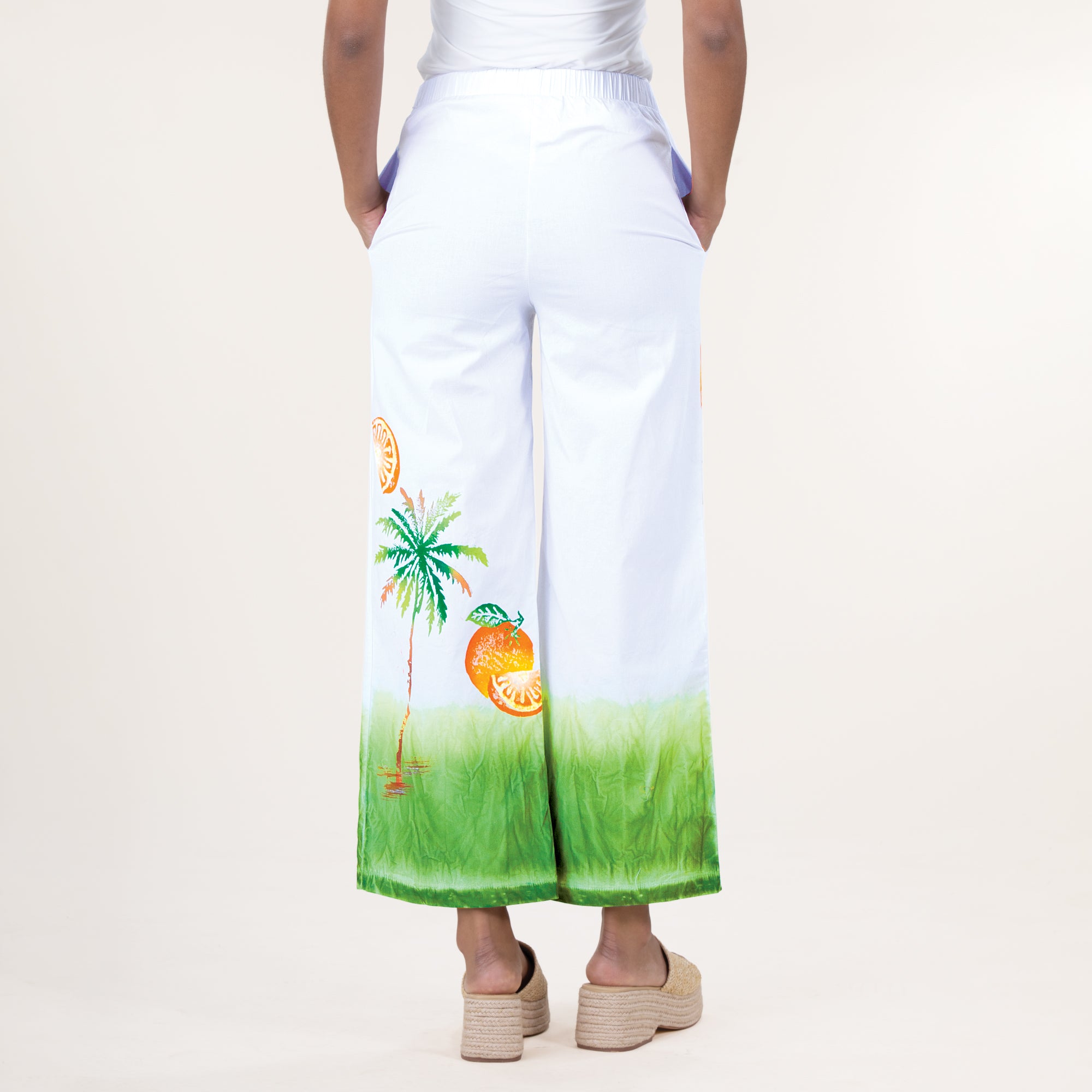 Hand-Painted Party in the Palms Pants