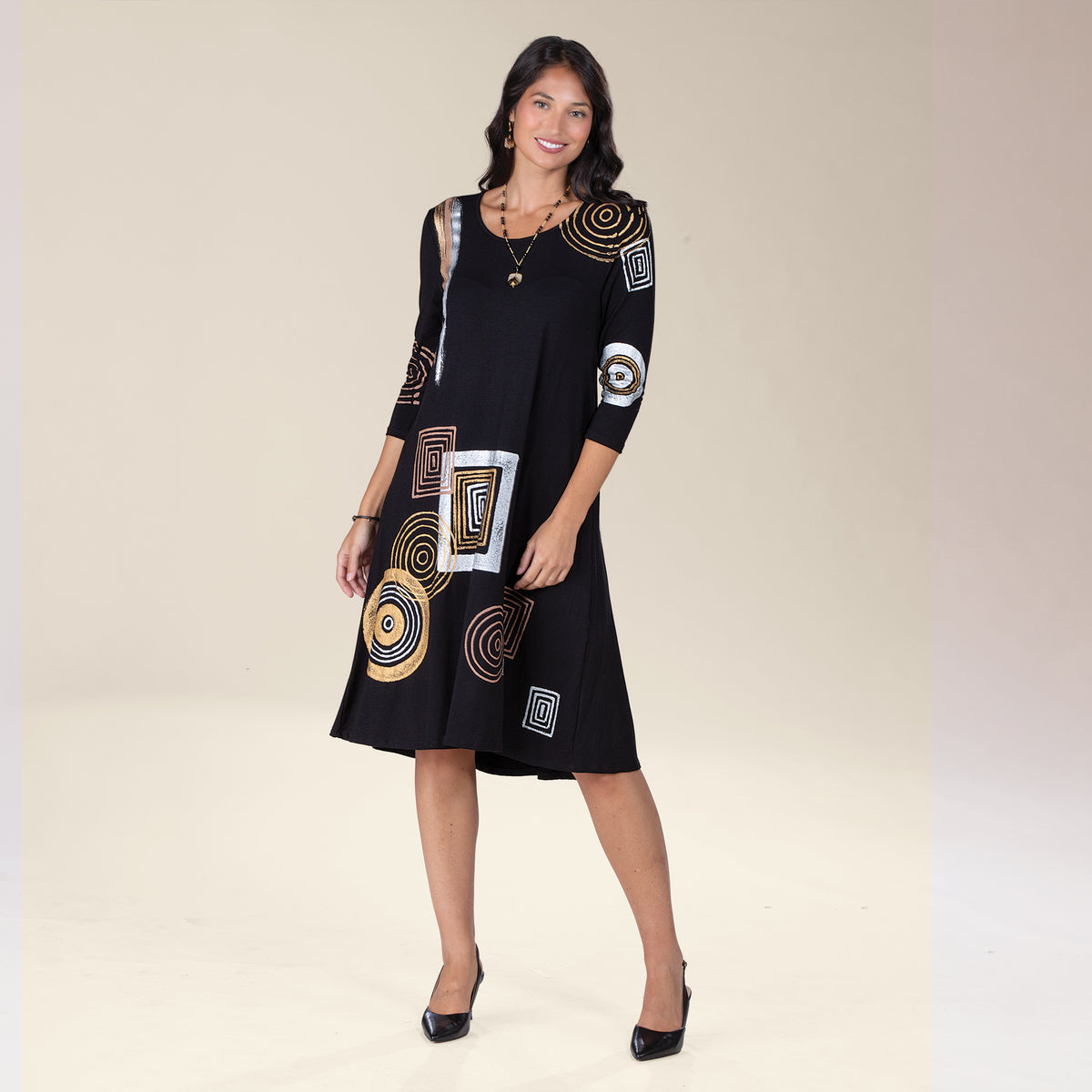 Hand-Painted Designed to Dazzle Dress
