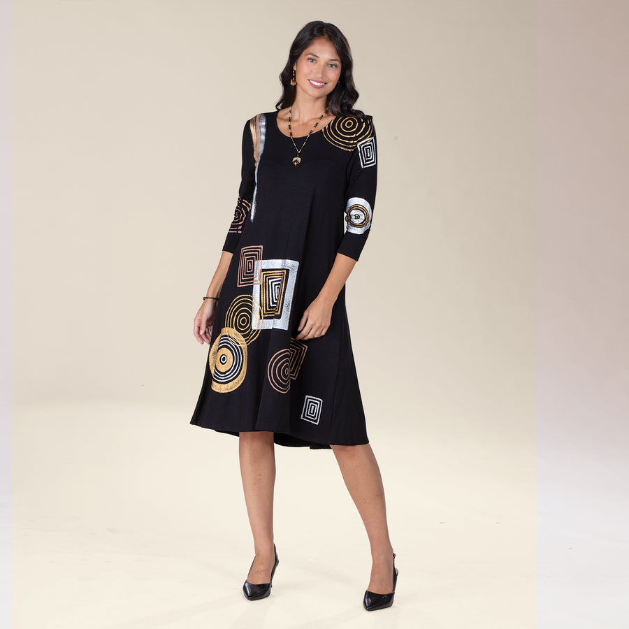 Hand-Painted Designed to Dazzle Dress