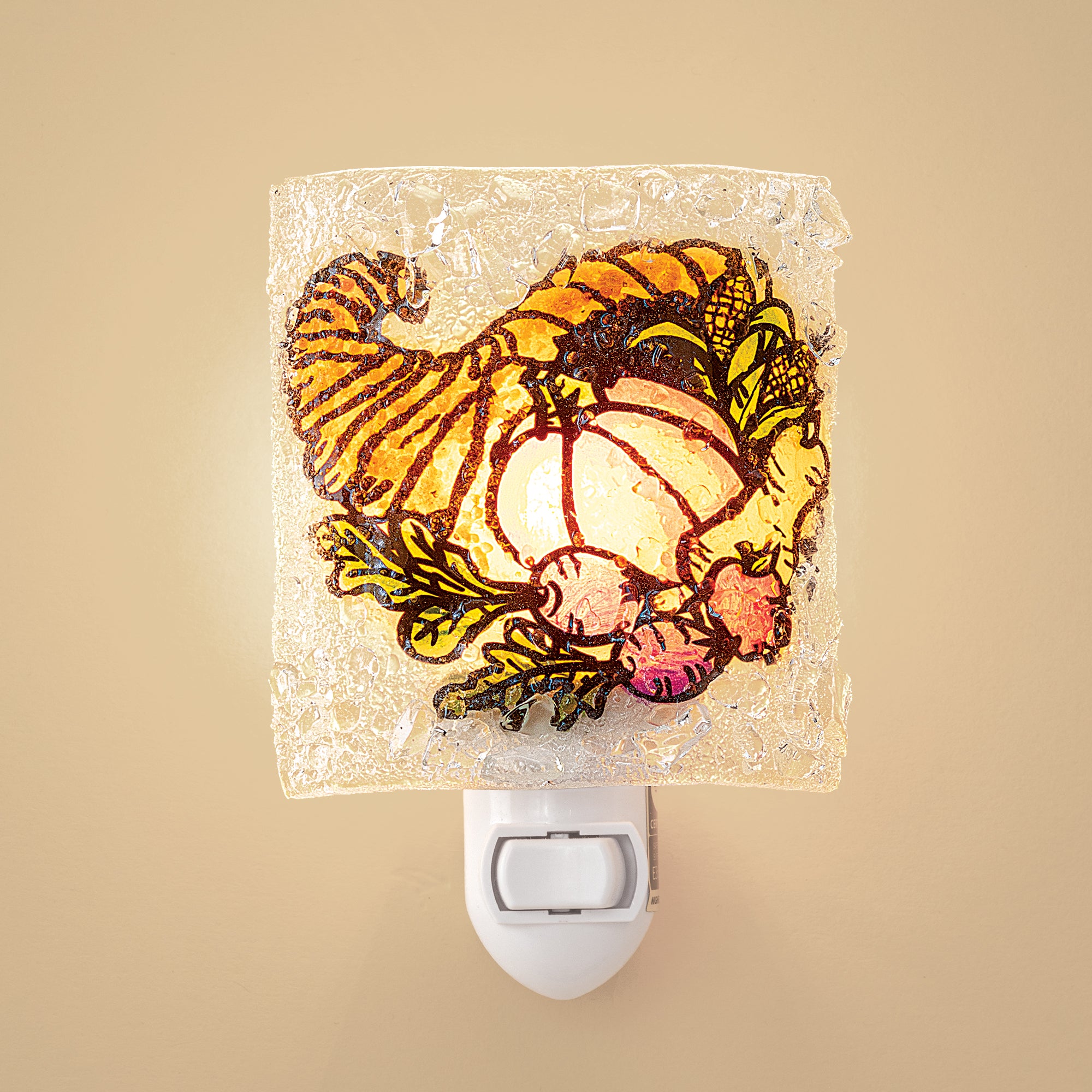 Recycled Glass Cornucopia Nightlight (Preorder)