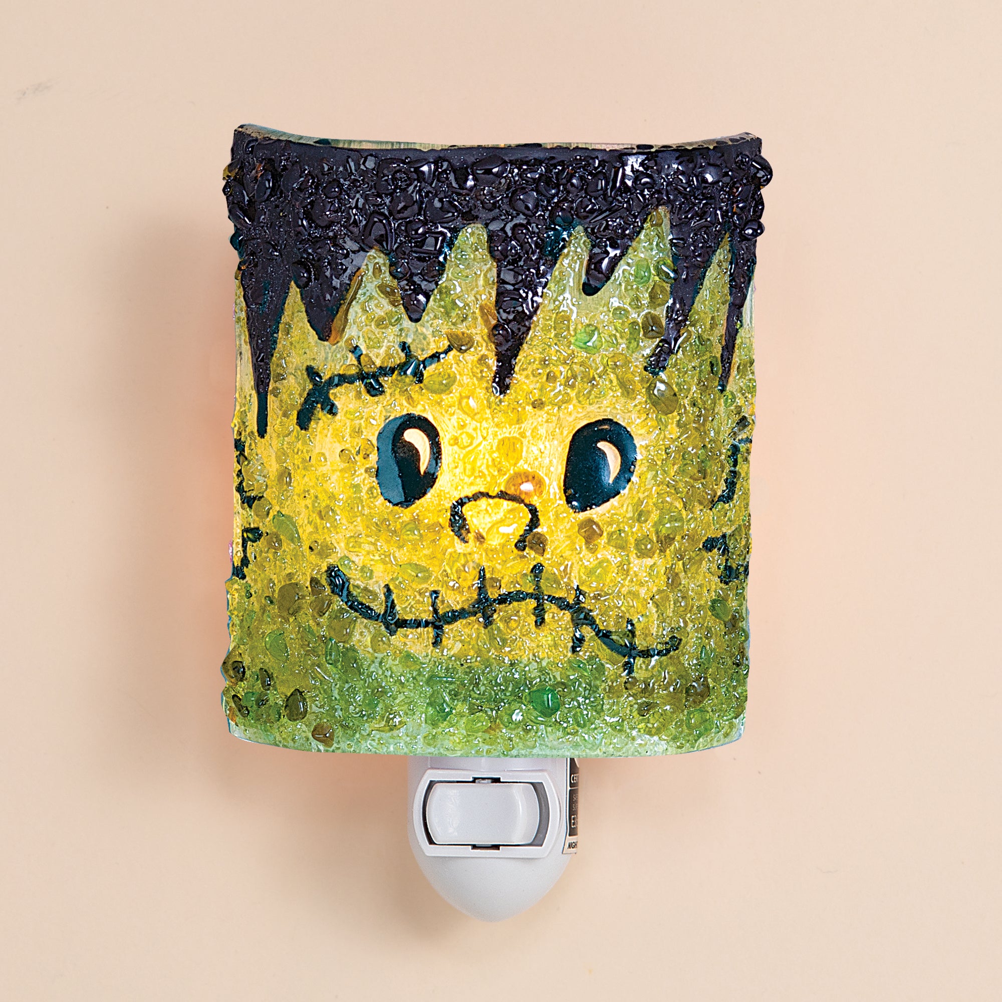 Recycled Glass Frankenstein Nightlight (Preorder)