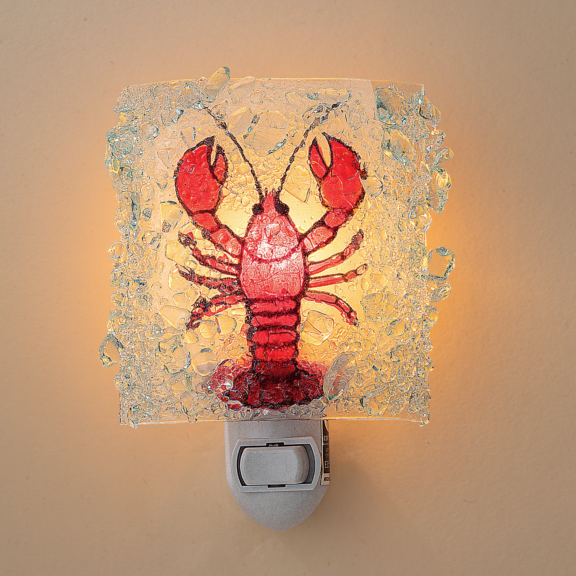 Recycled Glass Lobster Nightlight (Preorder)