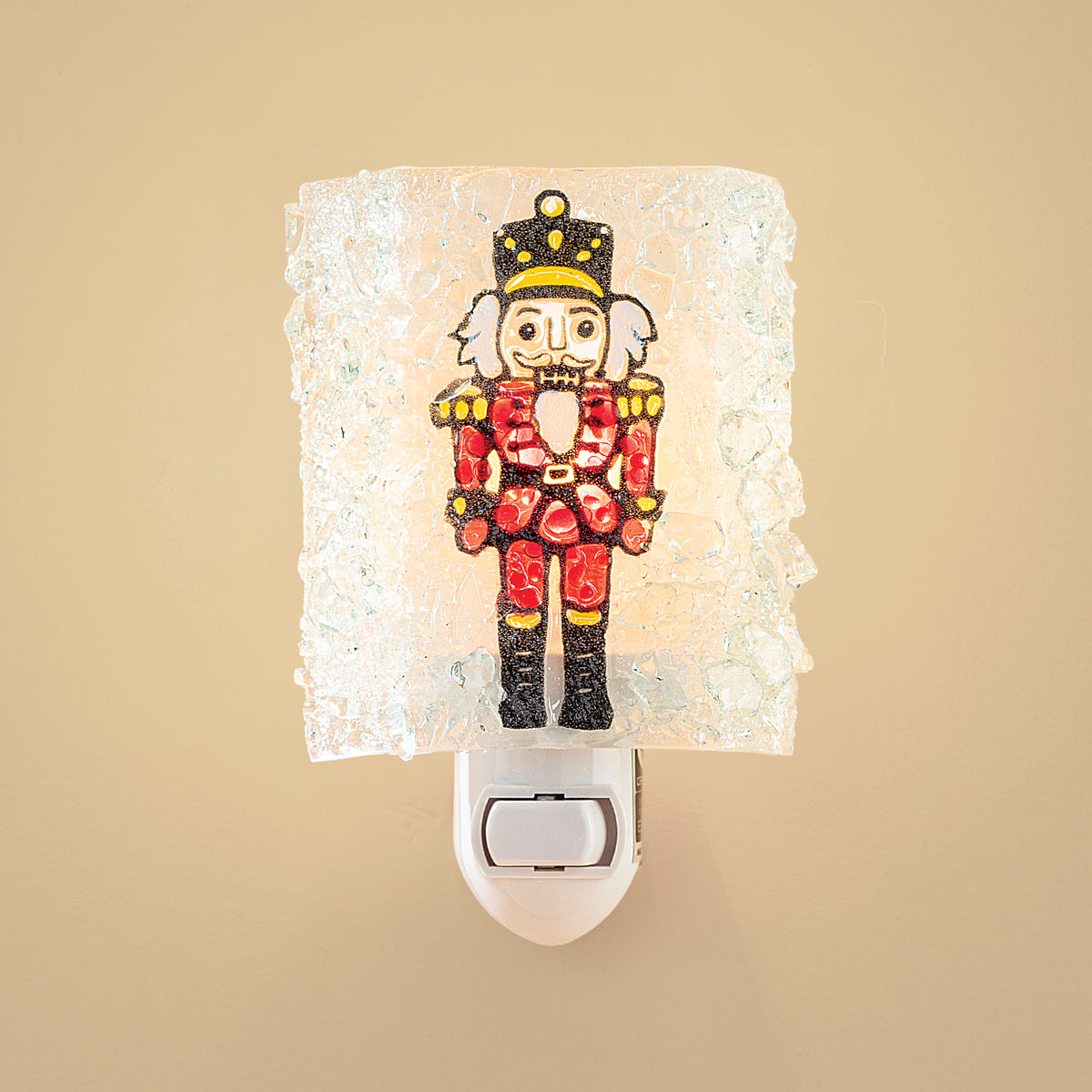 Recycled Glass Nutcracker Nightlight (Preorder)