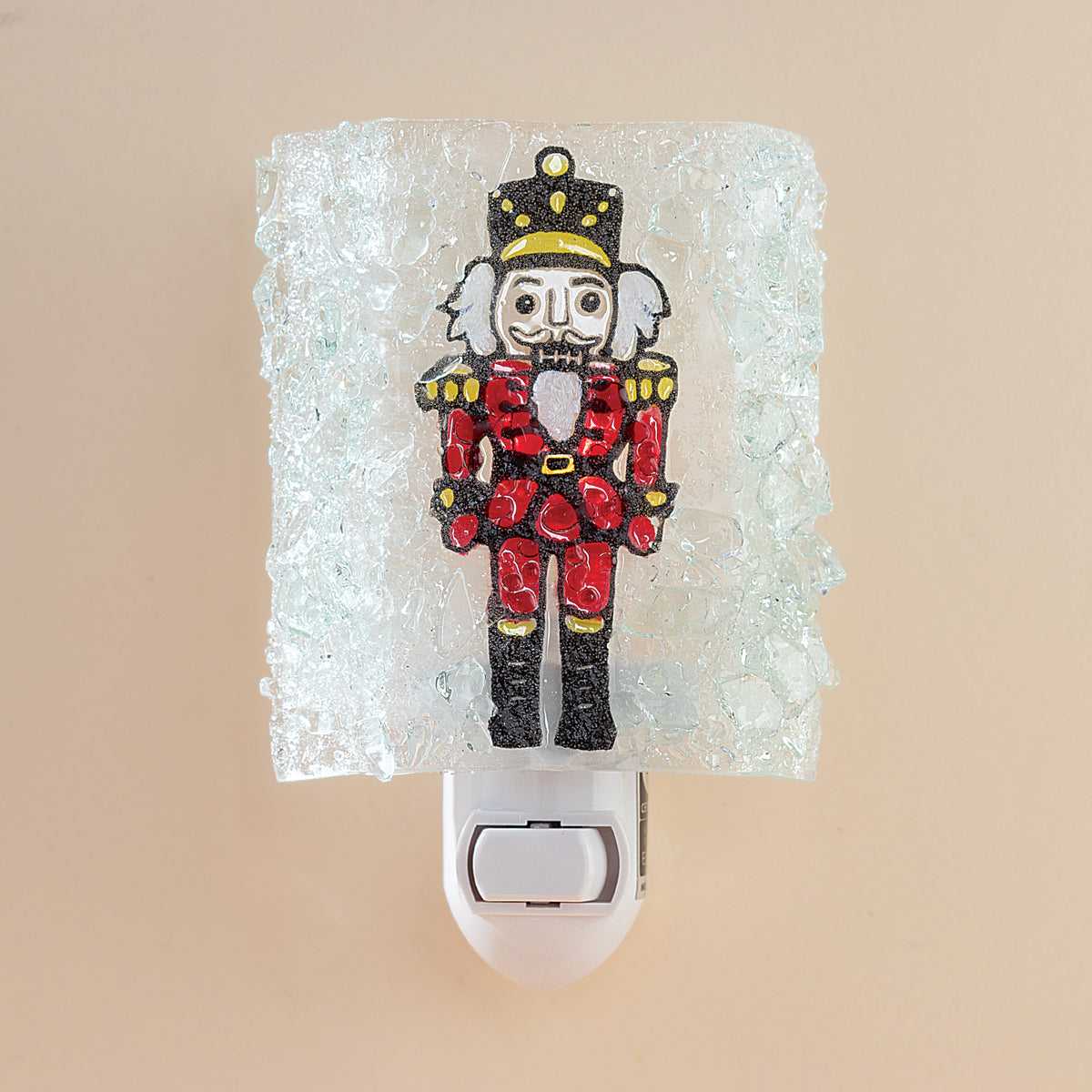 Recycled Glass Nutcracker Nightlight (Preorder)