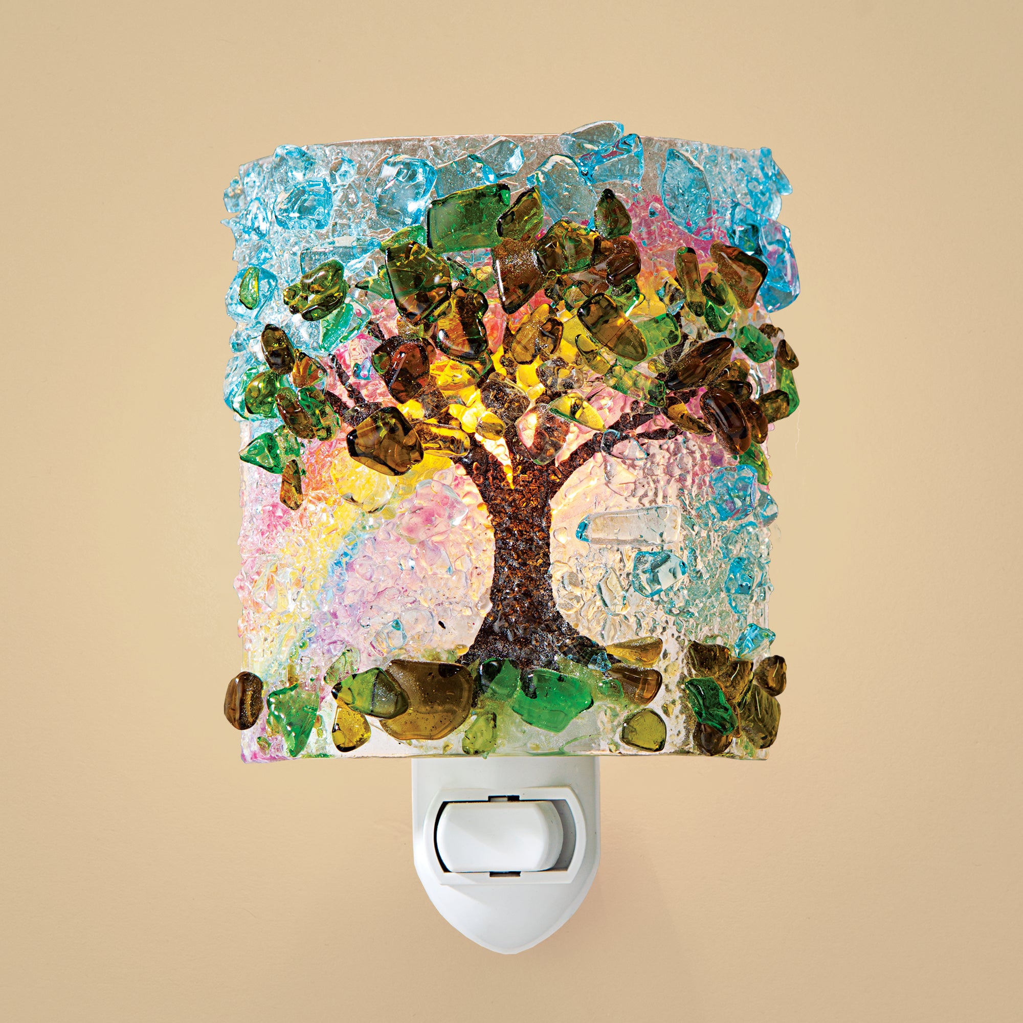 Recycled Glass Rainbow Nightlight