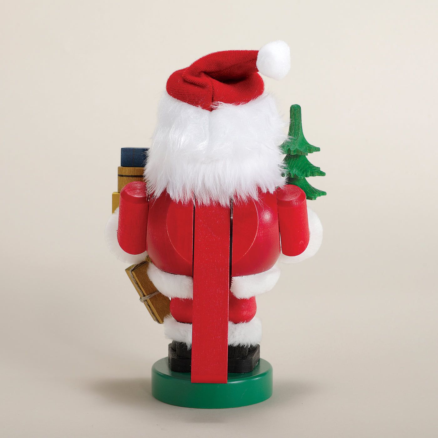 Hand-Carved German Nutcracker Santa with Gifts
