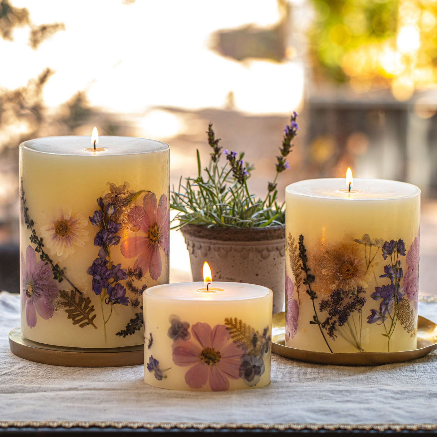 Roman Lavender Petite Botanical Candle