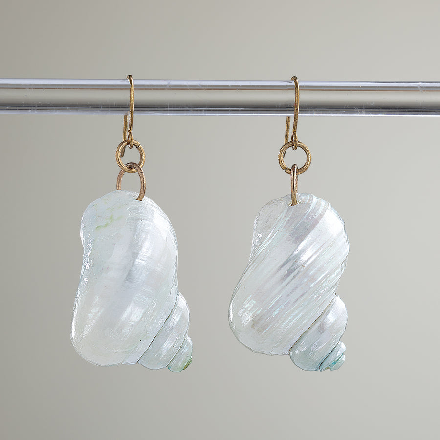 Aqua Hues Shell Necklace & Earrings Set (Preorder)