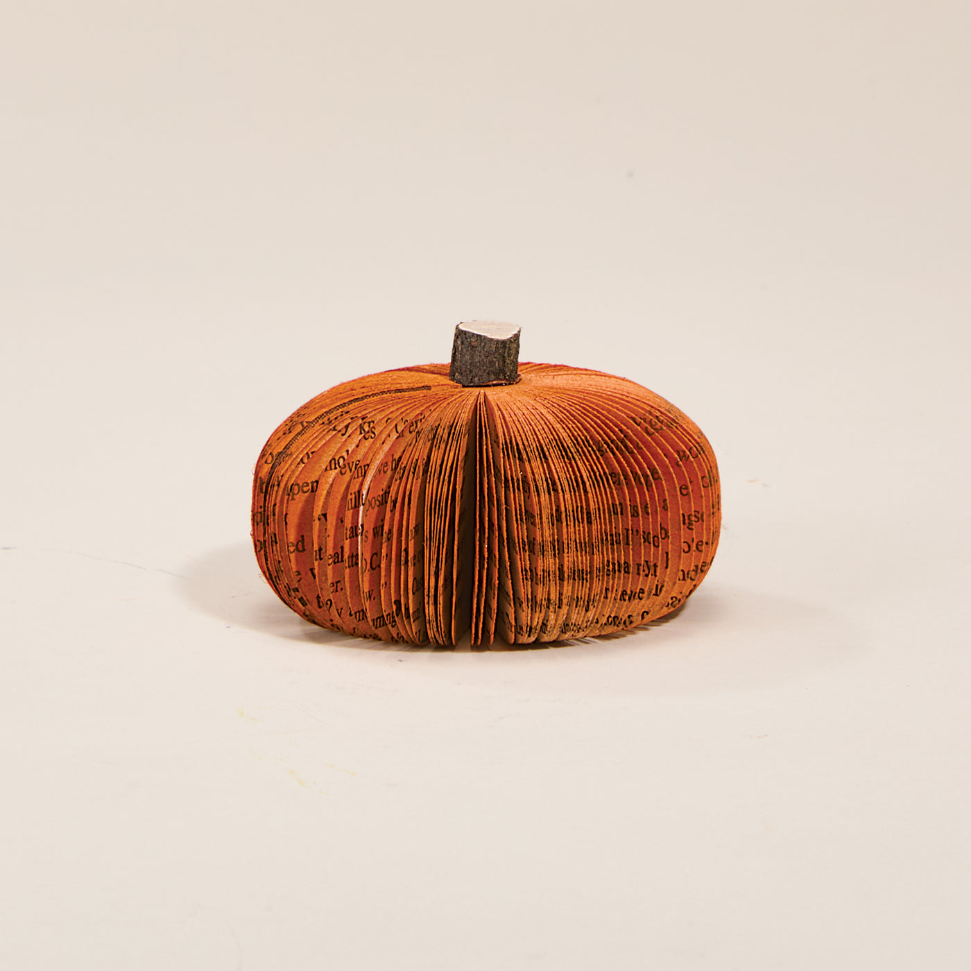 Upcycled Chubby Pumpkin Book Decor (Preorder)