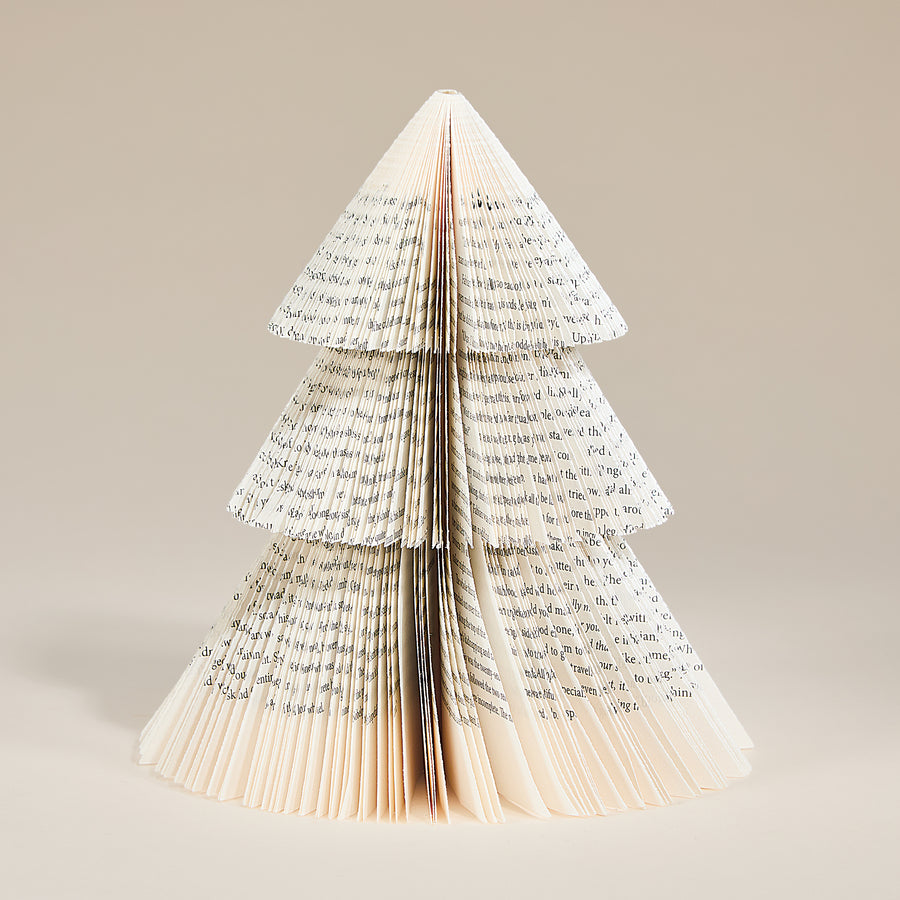 Upcycled Natural Tree Book Decor (Preorder)