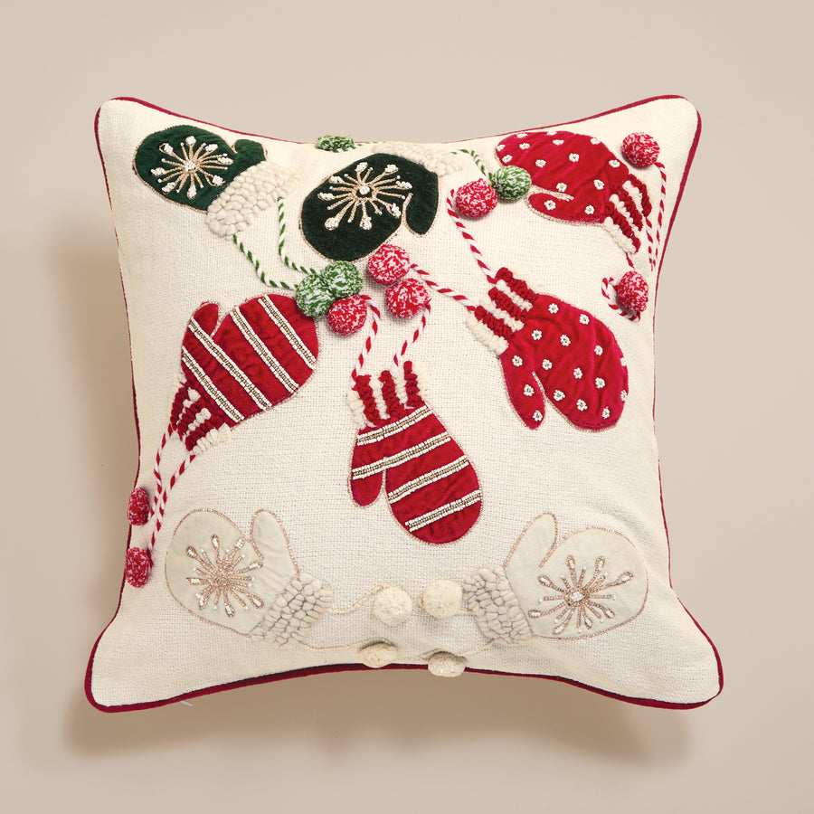 Merry Mittens Pillow