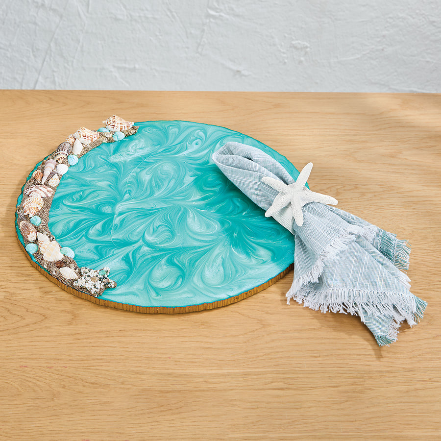 Seashell Beaded Placemat