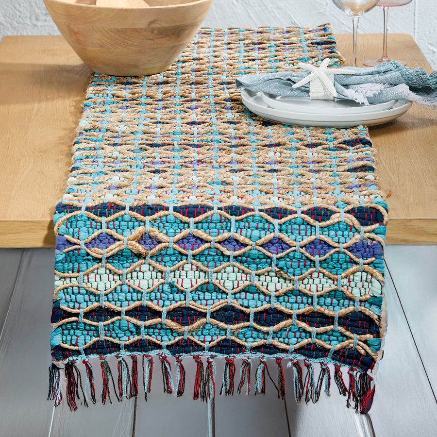 Sea Mosaic Table Runner
