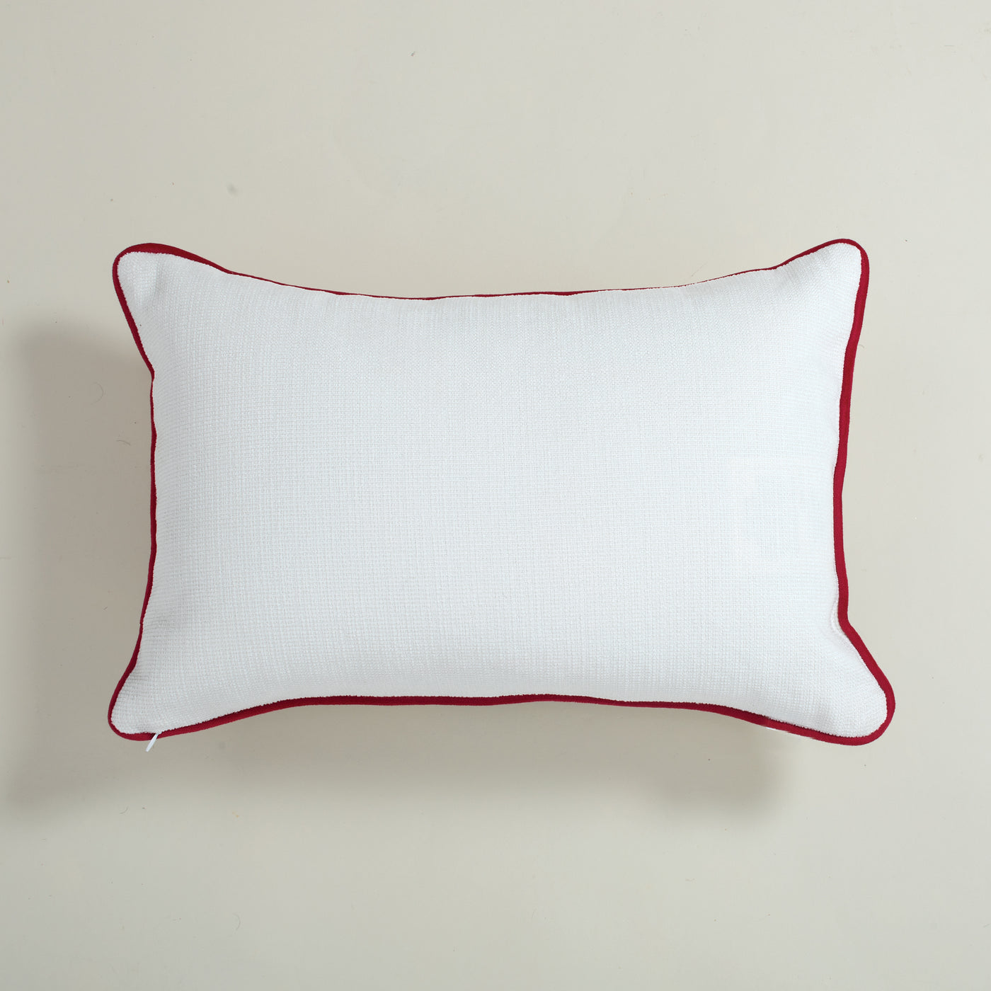 Embroidered Snowy Trees Pillow