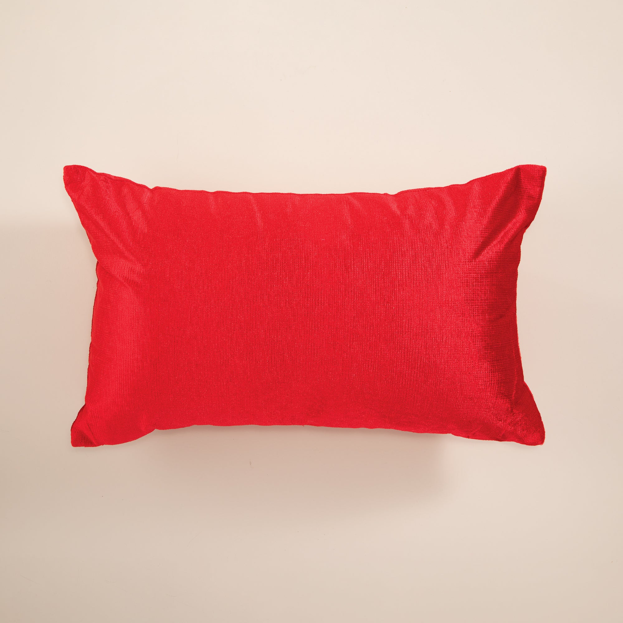Red Beaded Joy Pillow