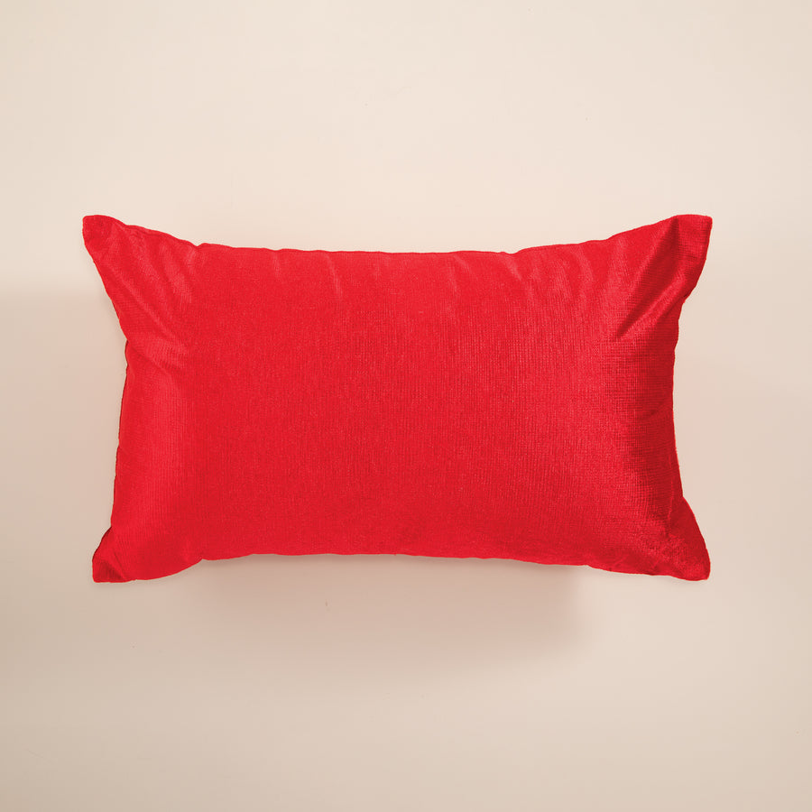 Red Beaded Joy Pillow