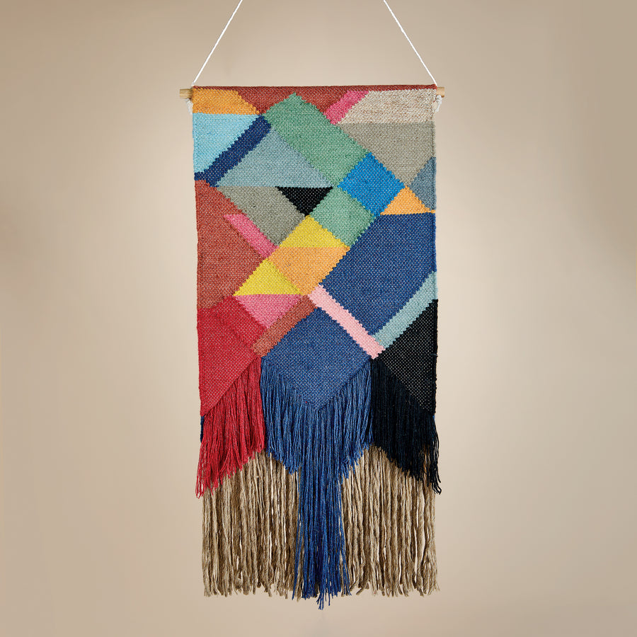 Bohemian Wool Fringed Wall Art