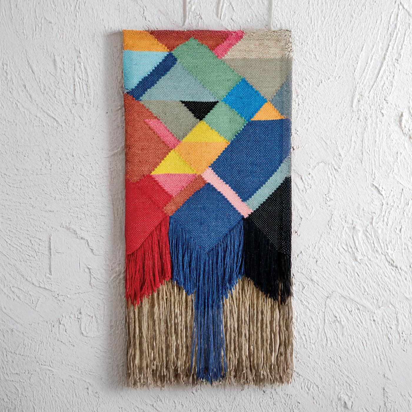 Bohemian Wool Fringed Wall Art
