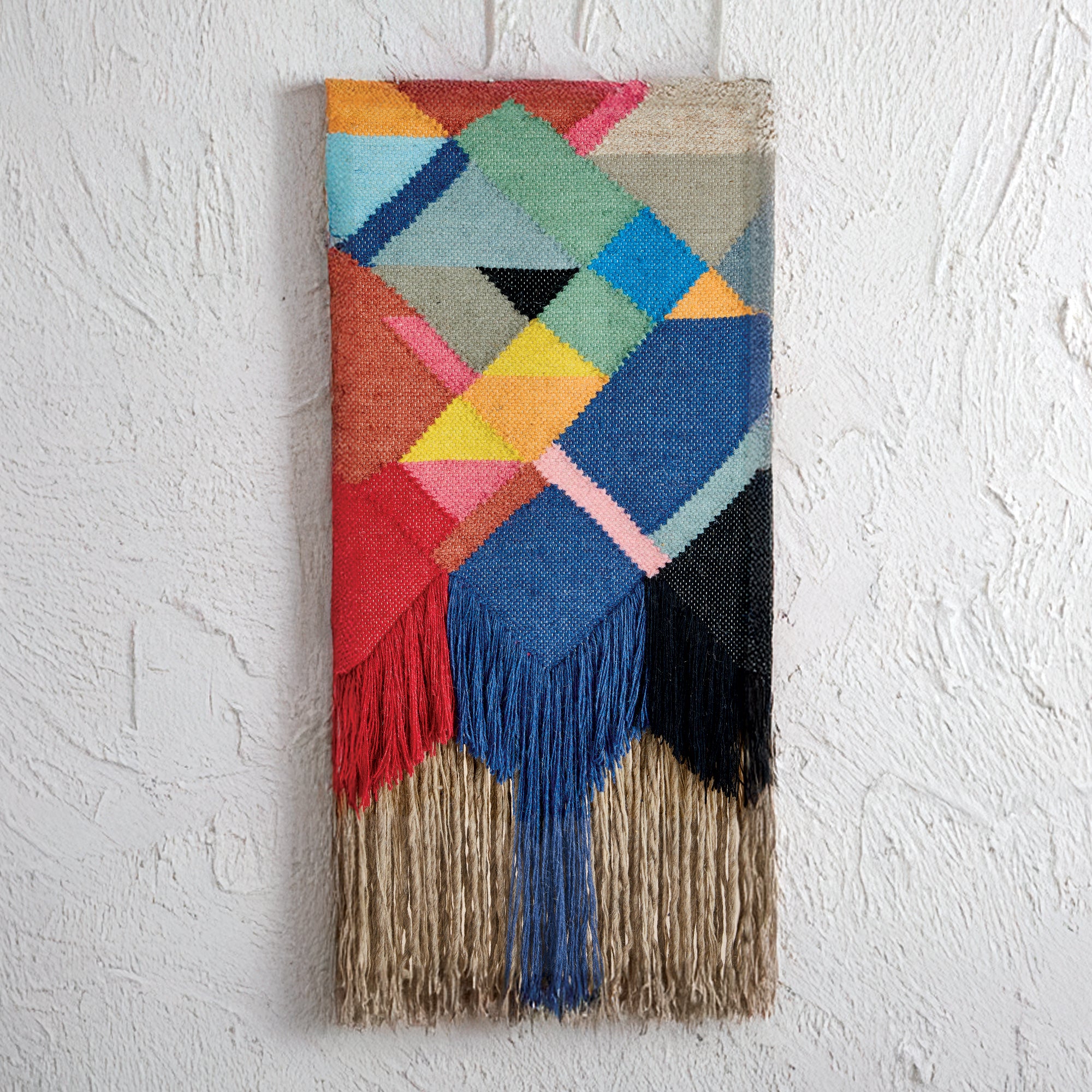 Bohemian Wool Fringed Wall Art