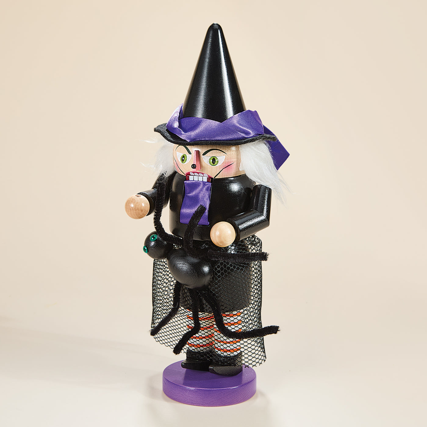 Decorative Wooden Nutcracker Witch (Preorder)