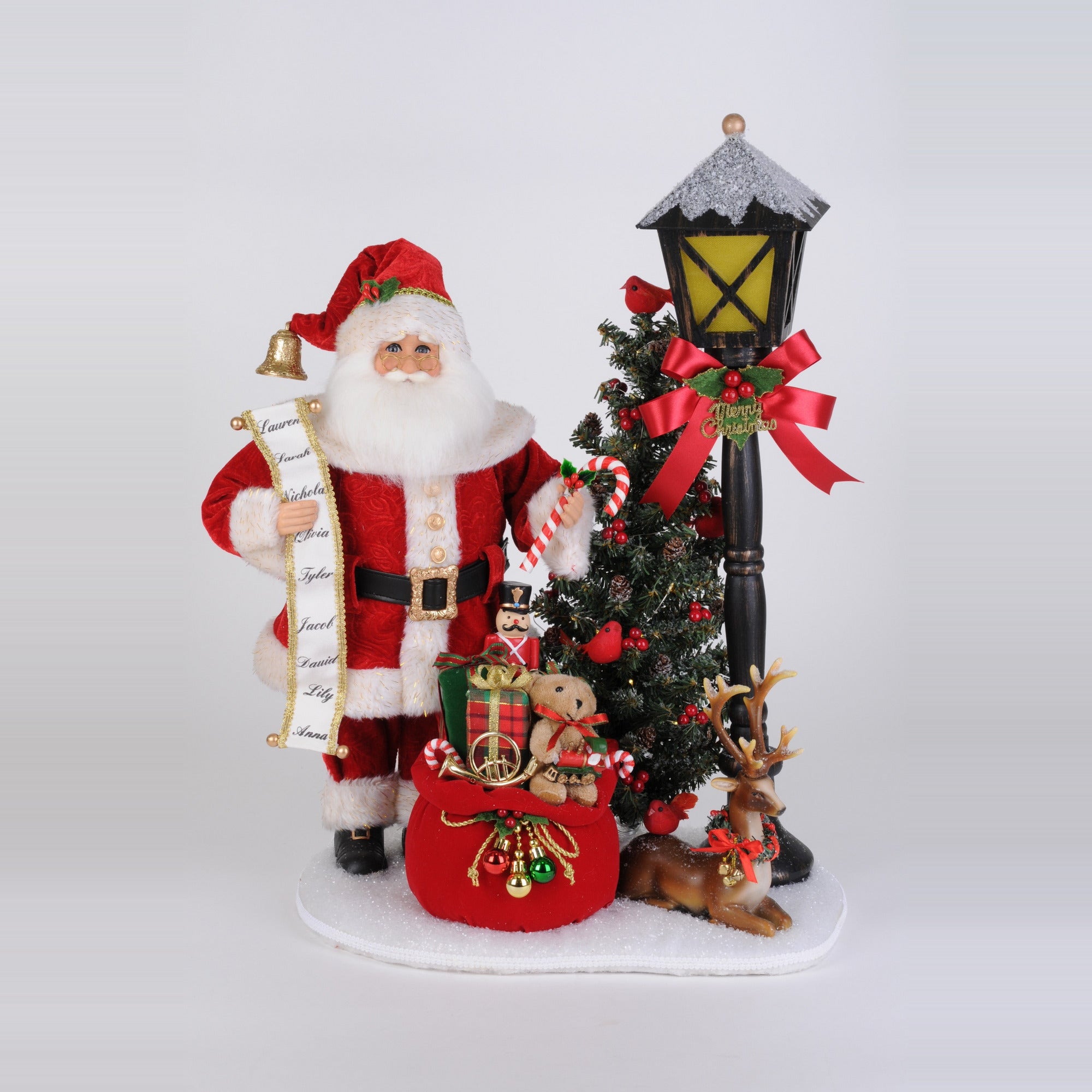Lighted Christmas Harmony Lamp Post