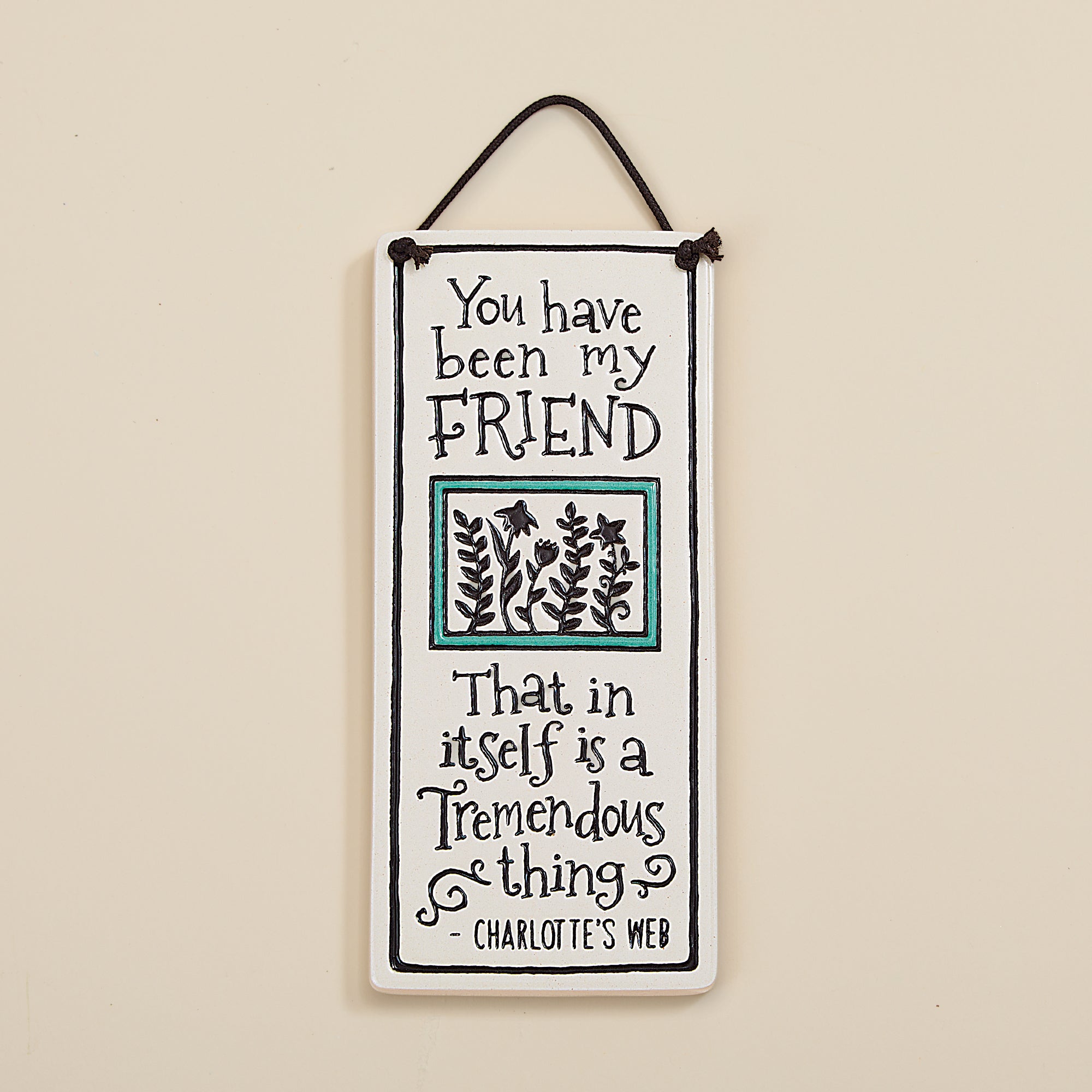 My Friend Ceramic Wall Plaque