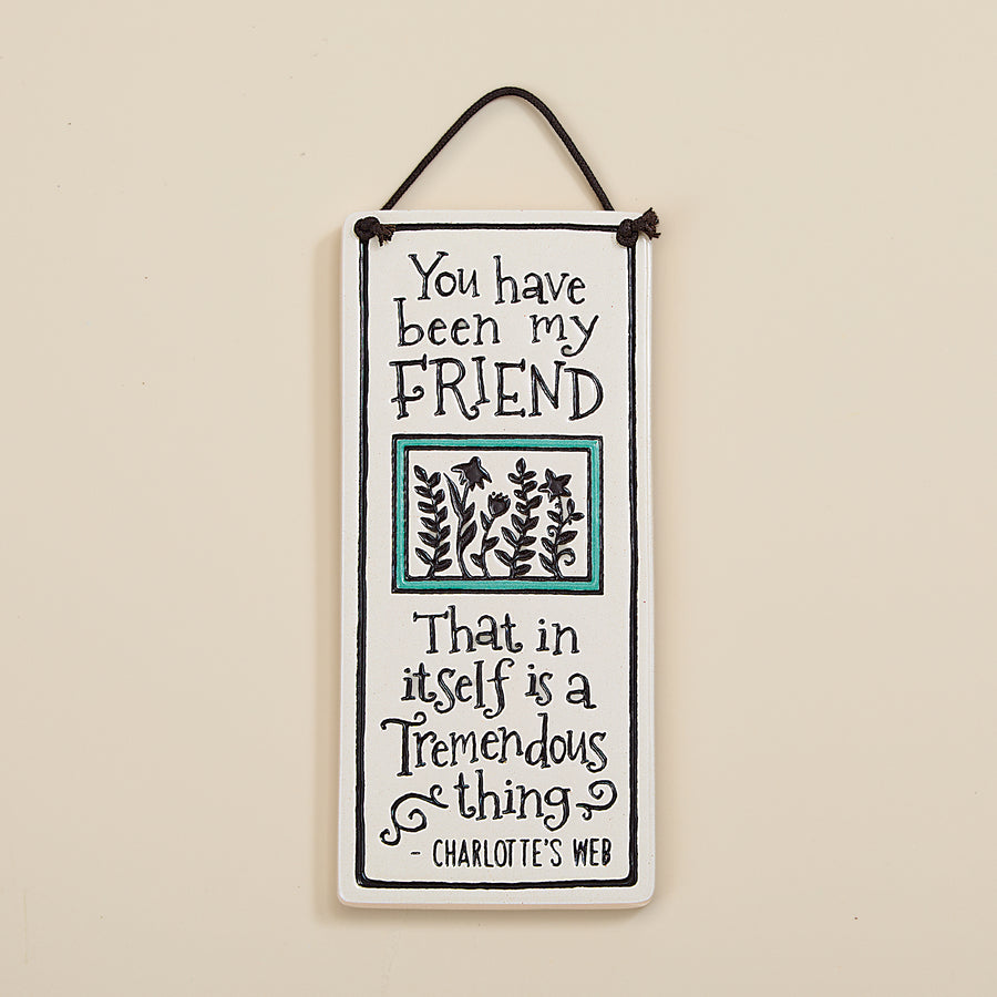 My Friend Ceramic Wall Plaque