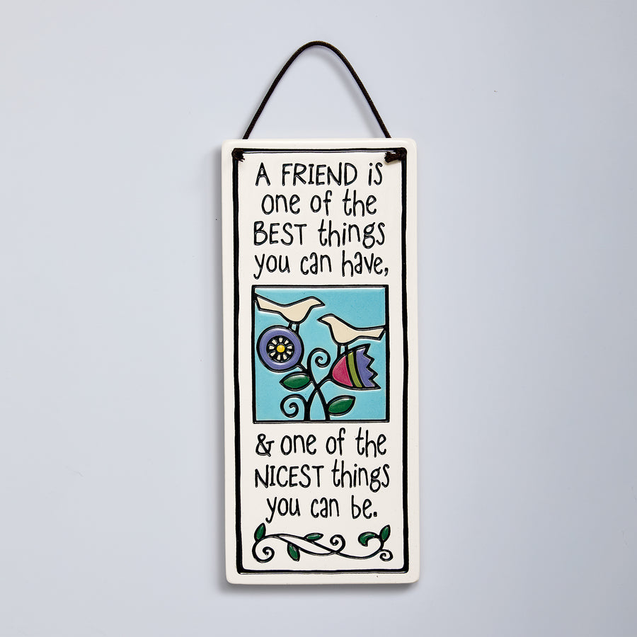 One of the Best Things Ceramic Wall Plaque (Preorder)