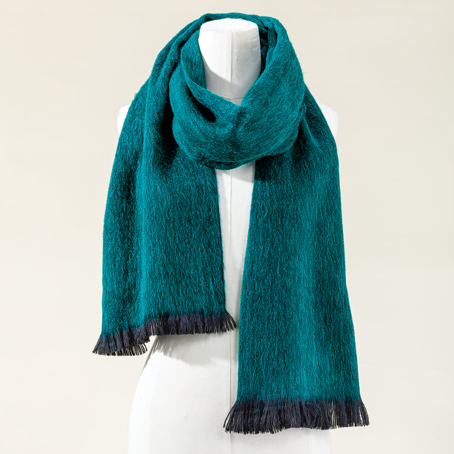 Emerald Green Alpaca Scarf