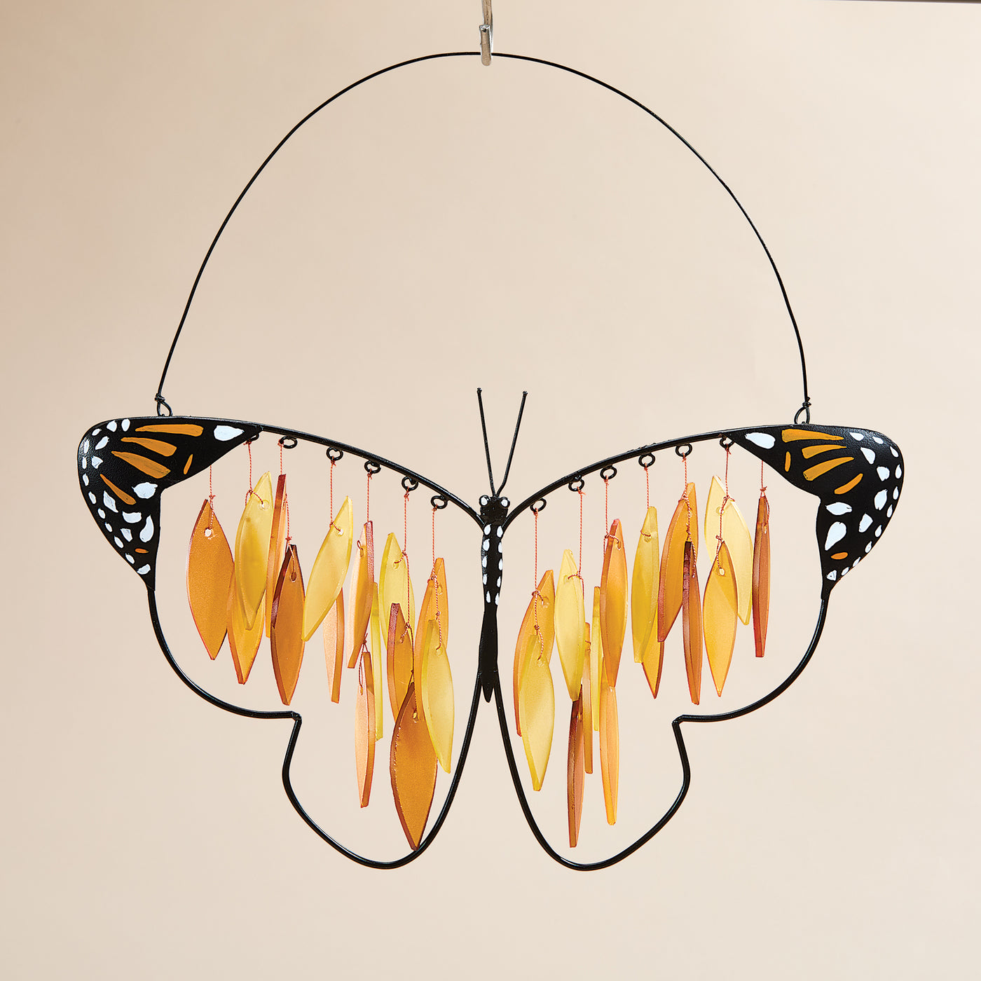 Monarch Butterfly Glass Chime (Preorder)