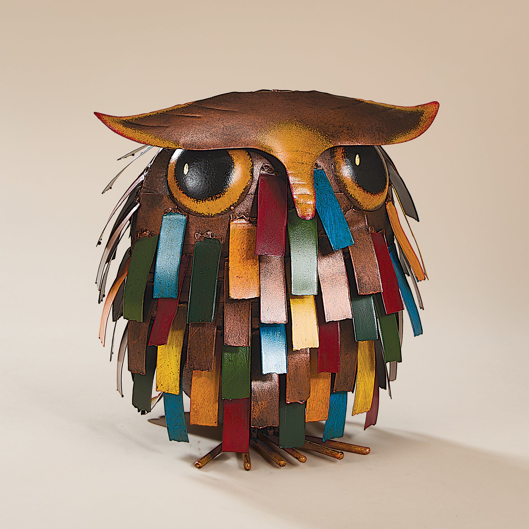 Hand-Painted Whimsical Owl Watering Can