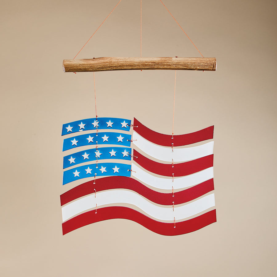 Stars & Stripes Glass Mobile (Preorder)