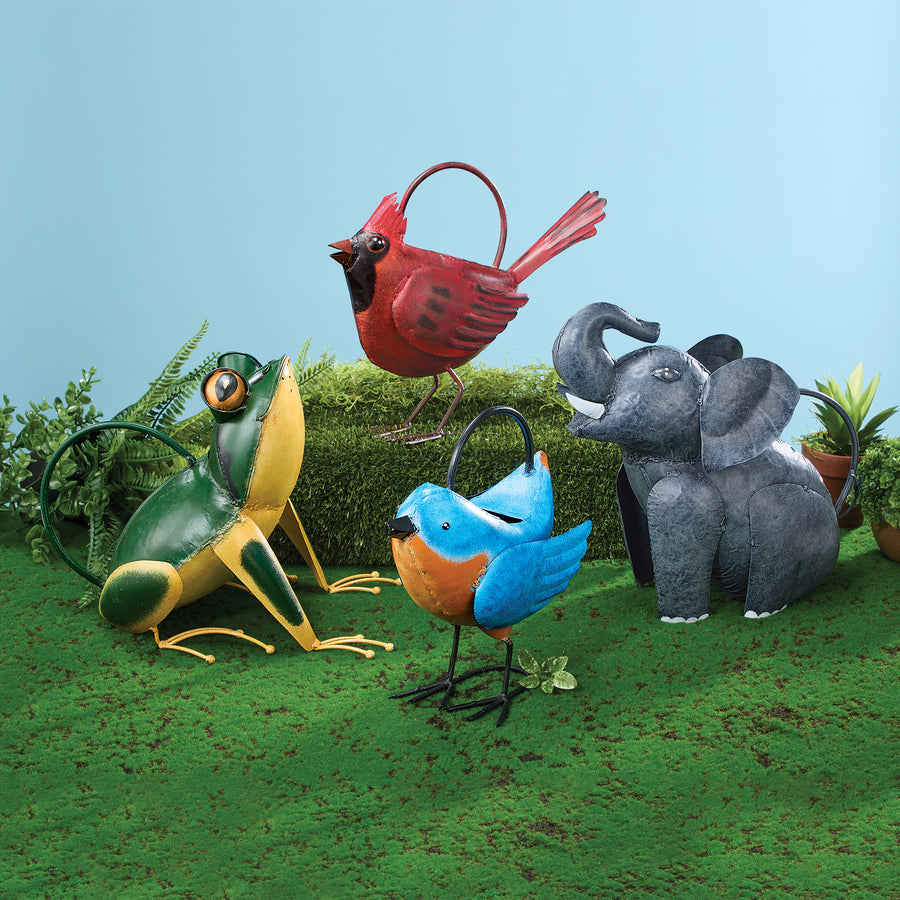 Hand-Painted Tree Frog Watering Can