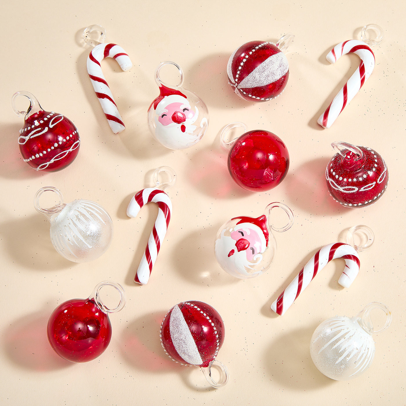 Hand-Blown Venetian Glass Caramelle Di Natale Christmas Tree