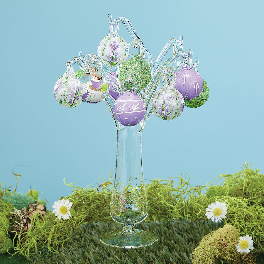 Hand-Blown Venetian Glass Buona Pasqua Tree