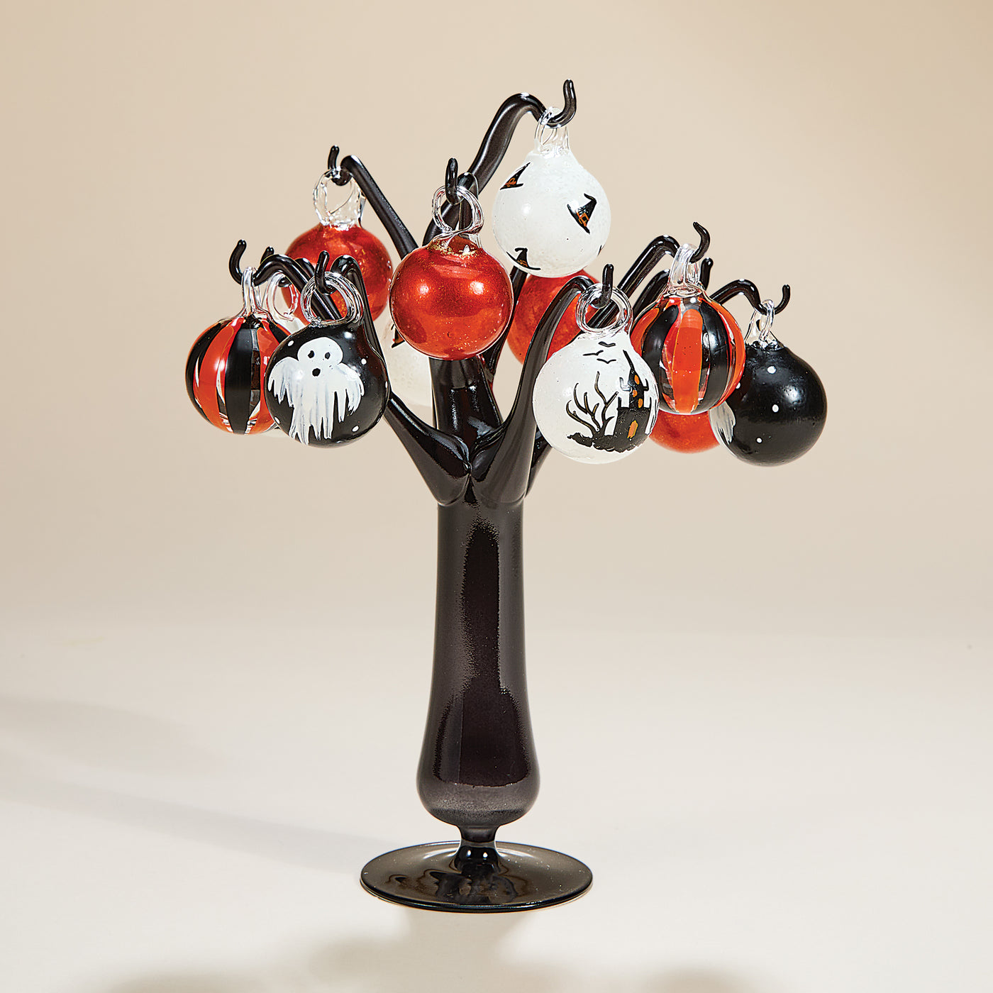 Hand-Blown Venetian Glass Incantevole Halloween Tree (Preorder)