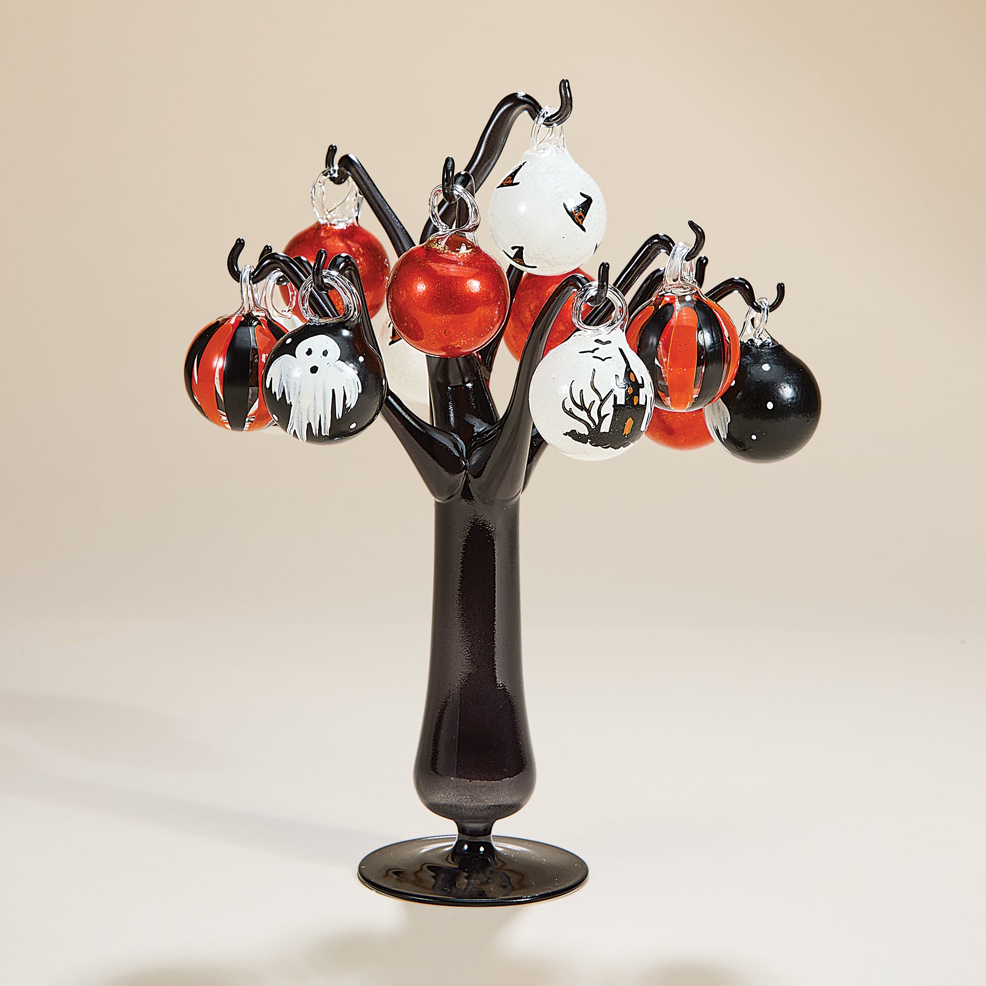 Hand-Blown Venetian Glass Incantevole Halloween Tree (Preorder)