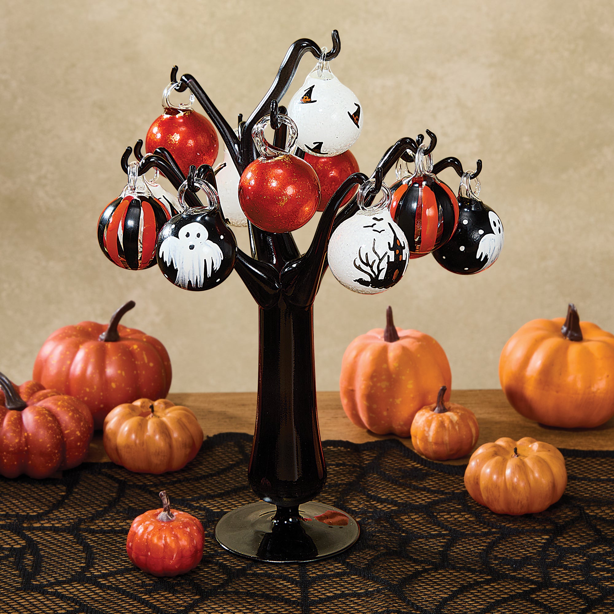 Hand-Blown Venetian Glass Incantevole Halloween Tree (Preorder)