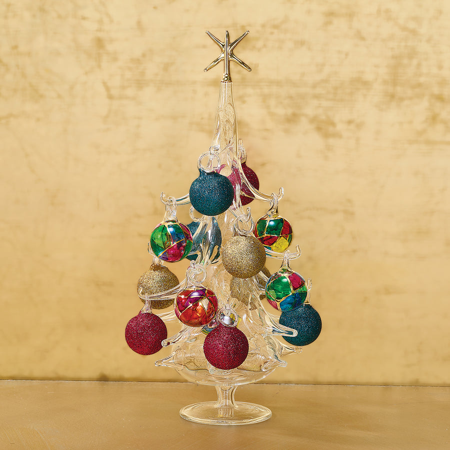 Hand-Blown Venetian Glass Vetrata Christmas Tree