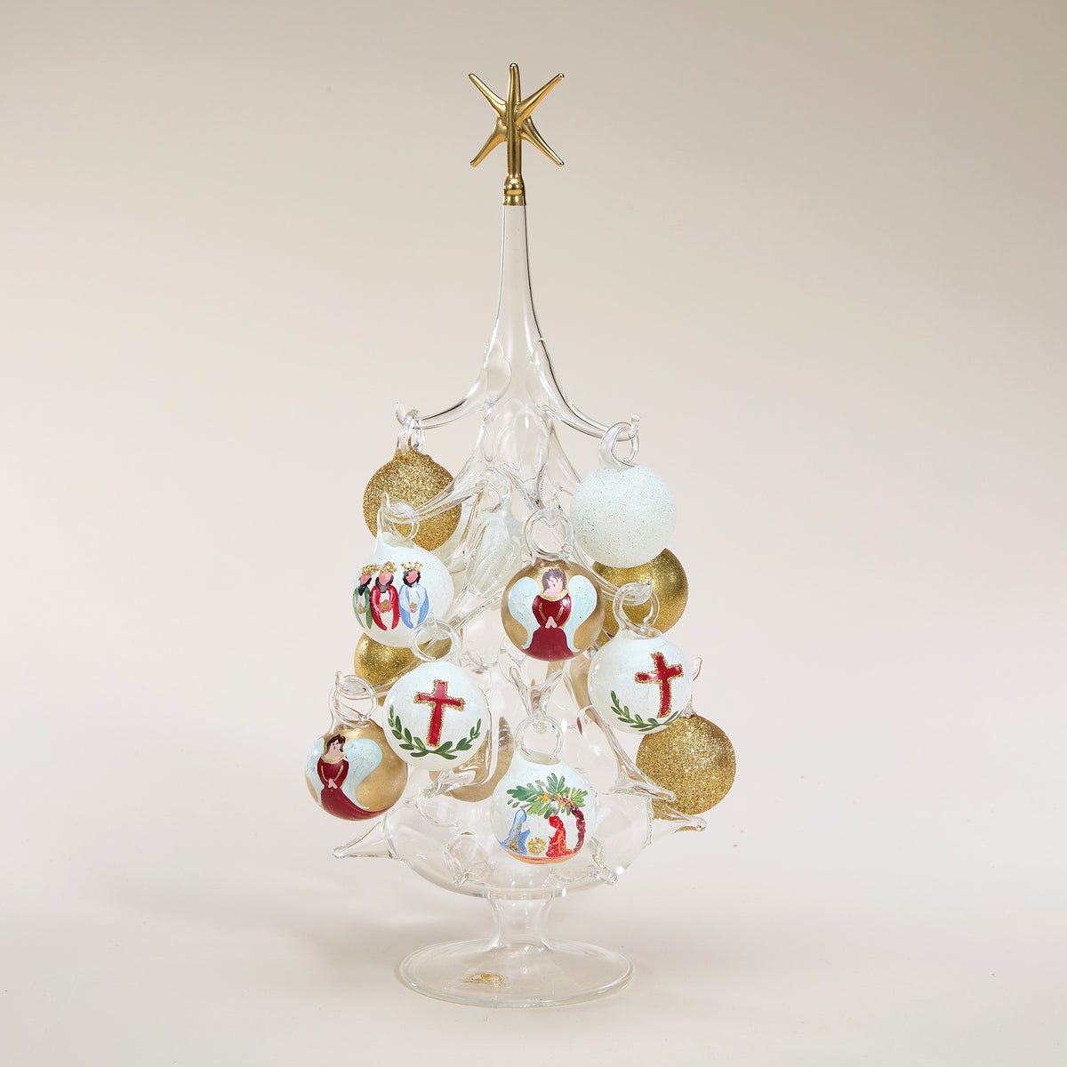 Hand-Blown Venetian Glass Albero Della Natività Christmas Tree (Preorder)