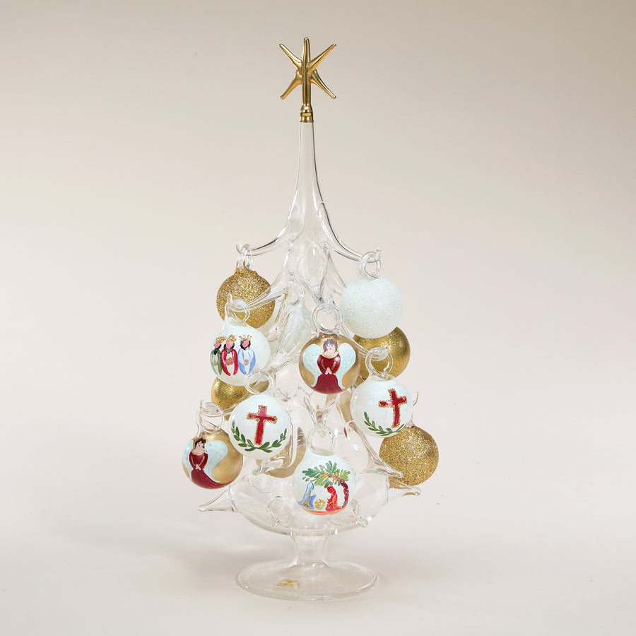 Hand-Blown Venetian Glass Albero Della Natività Christmas Tree (Preorder)