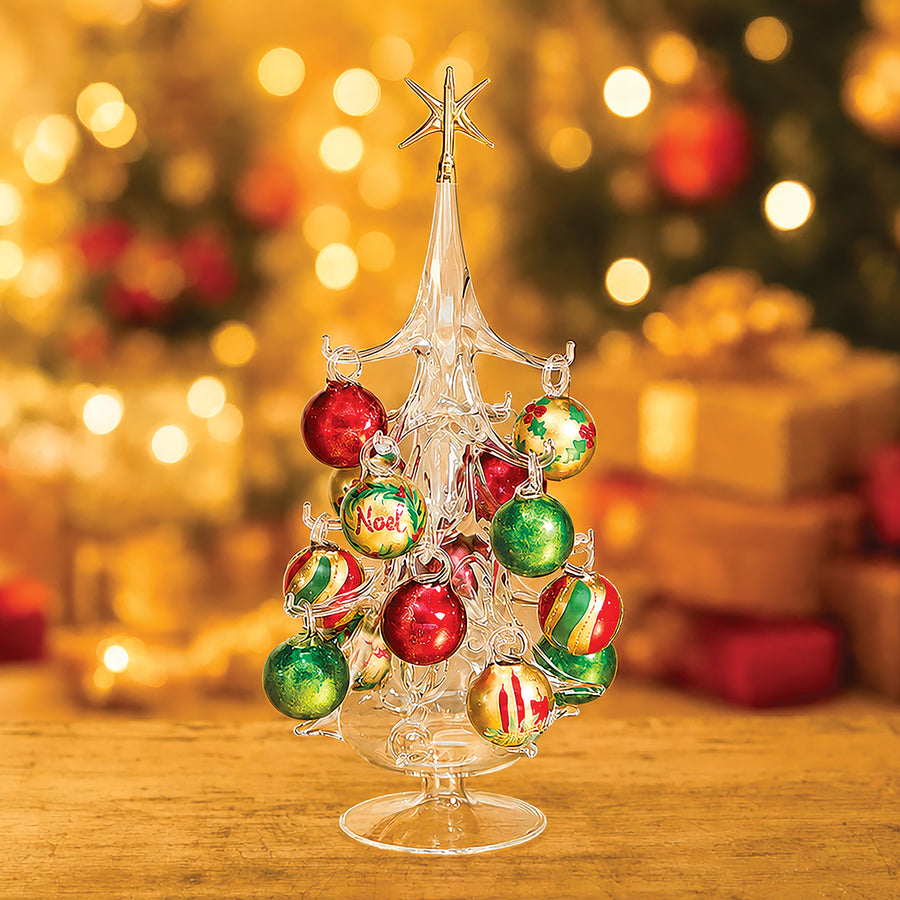Hand-Blown Venetian Glass Magia del Natale Christmas Tree (Preorder)