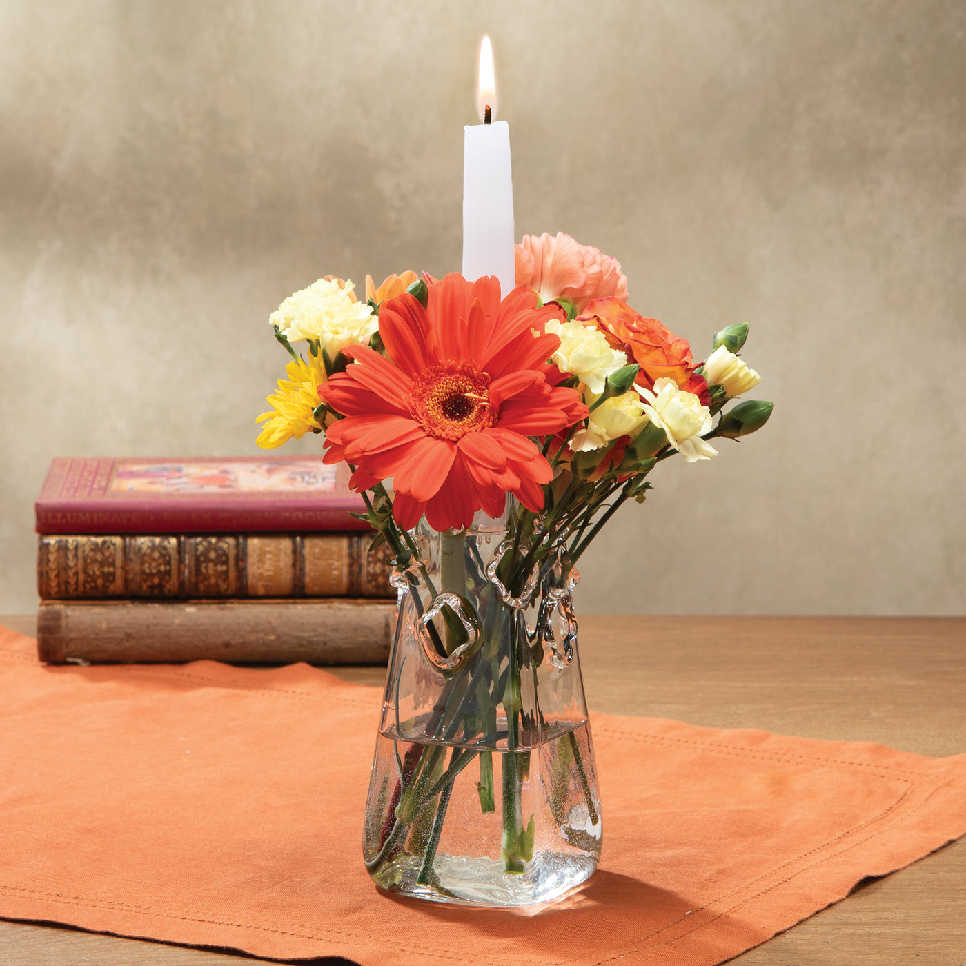 Tall Borosilicate Glass Candle Holder & Vase (Preorder)