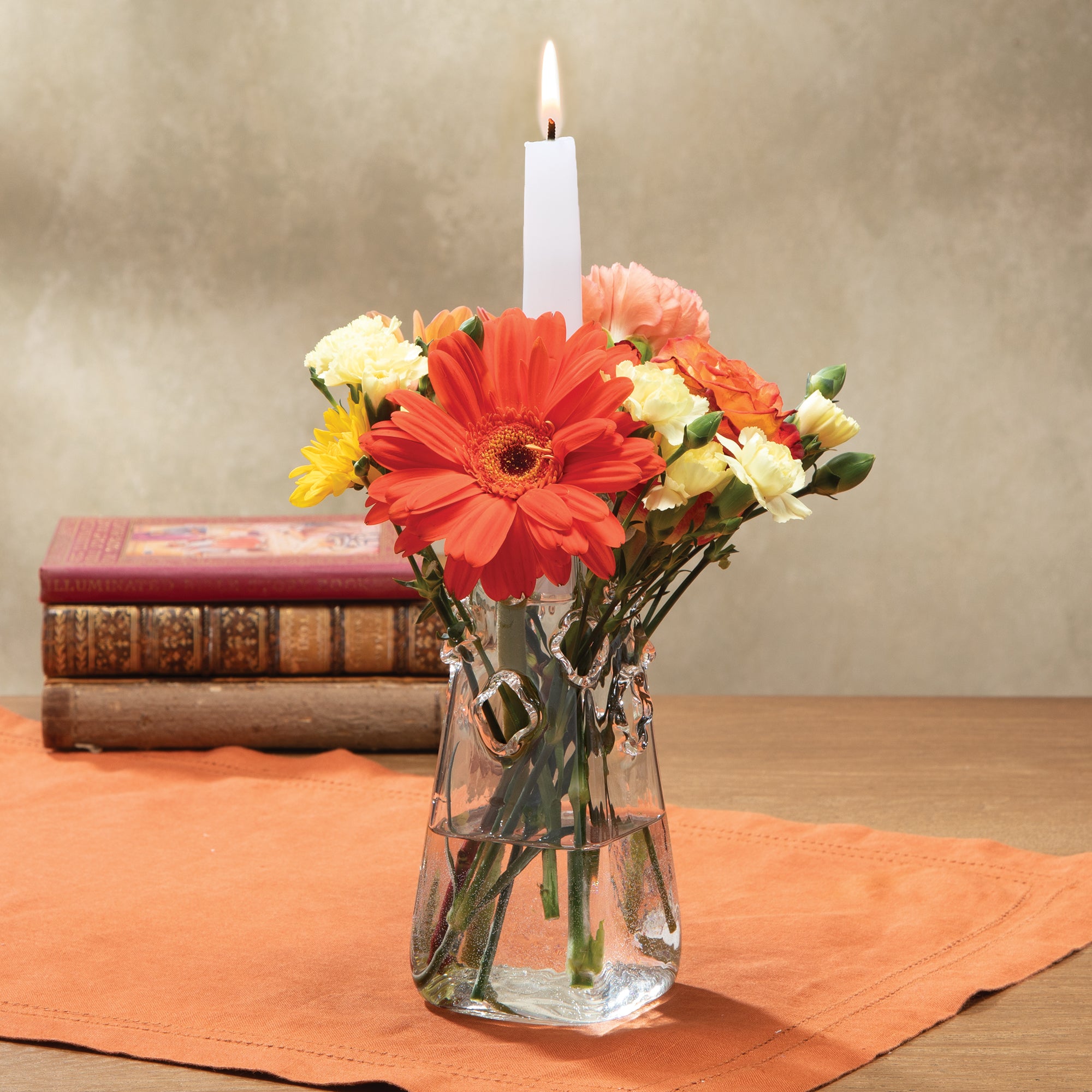 Tall Borosilicate Glass Candle Holder & Vase (Preorder)