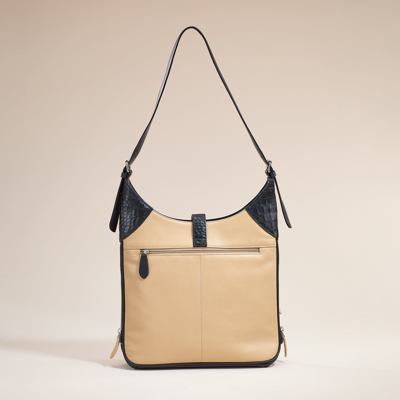 Colors Of Maharashtra Mixed Leather Shoulder Bag