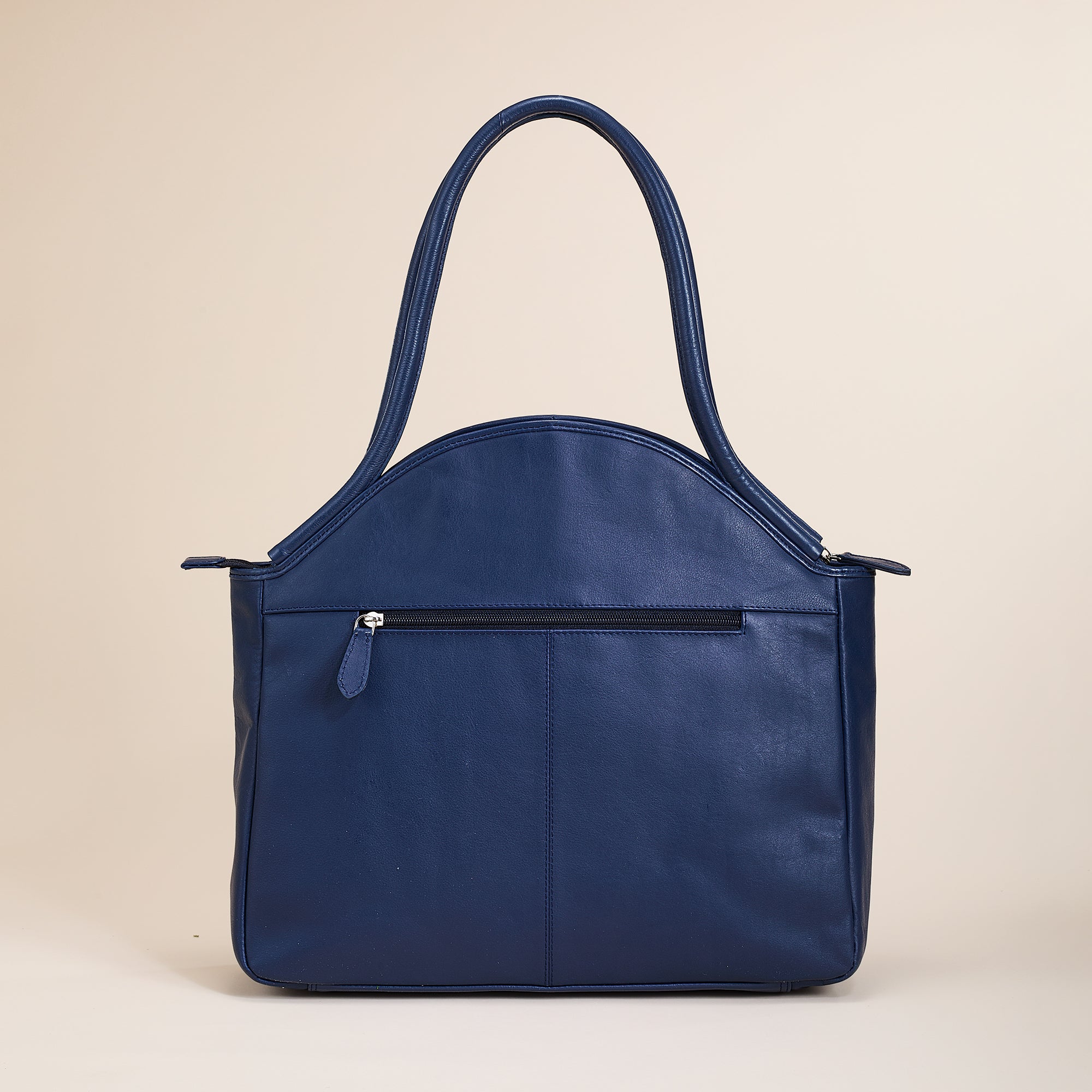 Midnight Sky Mixed Leather Hobo Bag