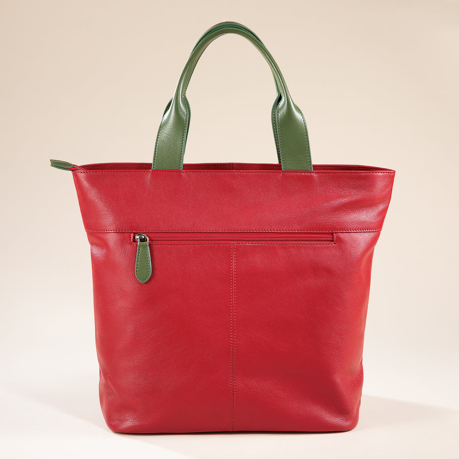 Wrapped Up in a Bow Leather Tote (Preorder)